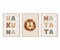 MeinBaby123® Poster Kinderzimmer | 3er Set DIN A4 | Wandbilder | Deko Bilder | Babyzimmer Deko | Geschenk Zur Geburt | Wandposter Premium (Hakuna Matata A4)