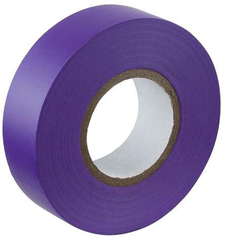 Switch Electronics 19mm x 33m Coloured PVC Insulation Insulating Self Adhesive Tape BSEN 60454-2 (Pack of 1, Purple)