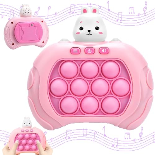 Quick Push Spiel, Pop It Fidget Toys, Pop it Elektronisches Spiel, Push Pop Game Controller Bubble Sensory Fidget Spielzeug Dekompressions Spielkonsole, Quick Push Bubble Game for Kids & Adults