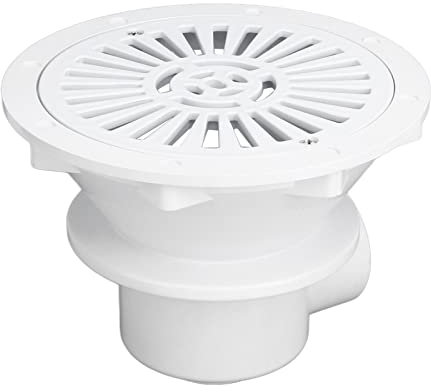 Fdit Siphon de Sol de Piscine 2850C Uniformgaps G2 Filetage Interne Siphon de Sol de Piscine Abs de Piscine Civile Convient pour Piscine pour Piscine Spa Pièces de Rechange