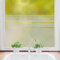 Sichtschutzfolie Wiederverwendbar waagerechte Streifen Fensterfolie Fensterdeko Milchglasfolie Sichtschutz, 55 cm hoch, 110 cm breit