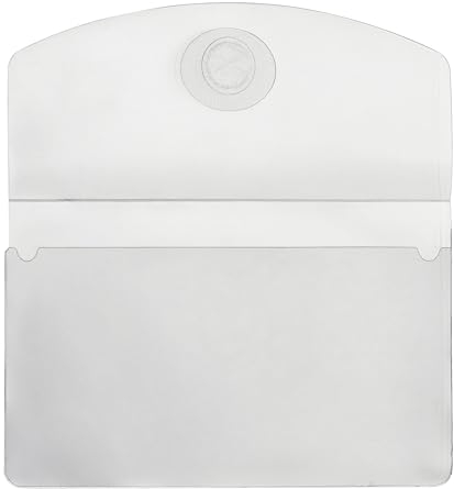 Visitenkartentaschen, 105 x 60 mm, mit Klappe, 100 Stück