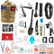 Kit de Survie Ultime Complet 153 en 1, Trousse de Secours d’Urgence pour Premiers Soins, Sac de Survie Complet Pratique, Trousse de Secours Complete Leger, Survie Materiel Militaire pour Camping