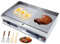 DULNICE 4400W Electric Griddle 73cm Large Stainless Steel Commercial Flat Top Griddle Dual Thermostat Control 50-300°C, Hot Plate for Restaurants, Food Trucks, Catering