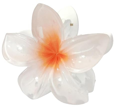 Genikeer Fiori Pinze Per Capelli Colorati Mollette | Clip Artigli Per Capelli Di Fiori Di Uova | Fermagli Capelli Fiori Hawaiani Per Donne E Ragazze Con Acconciature Multiple, 3 Colori