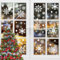 OWill Pegatinas Navidad Ventanas, 480 Piezas Pegatinas Navidad Ventanas Cristal, Decoracion Navidad Hogar, Copos de Nieve Decoracion Navidad