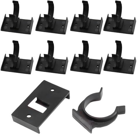 MEXRUMI 8 Stück Küchen Sockelleisten Clips Küche Sockel Kick Board Clips Robuste Küchen Kickboard Sockelklammern Kickboard Halterungen Mit Befestigung Halterung Für 28-32Mm Küchenfüße (27Mm)