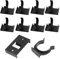 MEXRUMI 8 Stück Küchen Sockelleisten Clips Küche Sockel Kick Board Clips Robuste Küchen Kickboard Sockelklammern Kickboard Halterungen Mit Befestigung Halterung Für 28-32Mm Küchenfüße (27Mm)