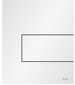 TECEsquare Urinal-Betätigungsplatte, Metall, inkl. Kartusche, 92428, Farbe: Edelstahl gebürstet (mit Antifingerprint)