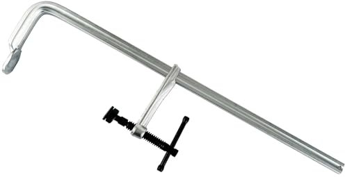 WELDINGER Schlosser-Schraubzwinge Ganzstahl 120x600 mm mit beweglicher Druckplatte