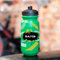 Wanapix | Bidon de Cyclisme Personnalisé | Couleur Verte | Gourde pour Vélo avec la Photo ou le Nom de Votre Choix | Capacité de 620 ml | Sans BPA | Aventure Vélo + Nom