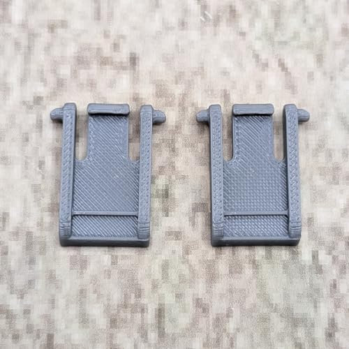 ULEIVA Ersatz Tastaturfüsse Grau 1 Paar (2 Stck) kompatibel mit Logitech K120 Tastatur Ersatzteil Tastaturständer Keybord Füsse (Grau)