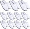 Chaussons d'hôtel 10 paires de chaussons d'hôtel chaussons d'invités antidérapants en polaire corail doux pour femmes et hommes chaussons d'hôtel lavables et réutilisables pour voyage spa hôtel maison