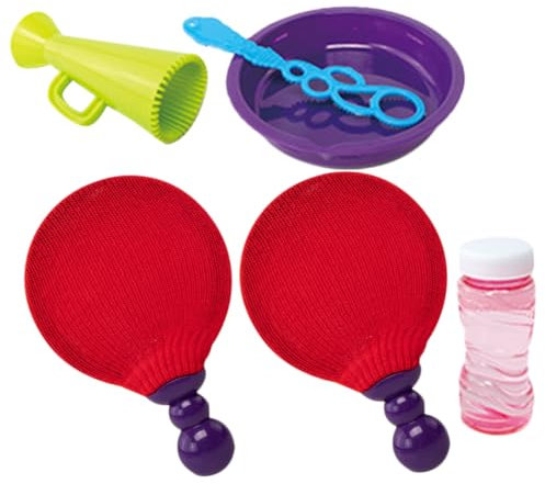 Vaguelly Cartoon Bubble Racket Toys Bubble Blower Toys Set for Boys and Girls for Boy Girl Birthday Party
