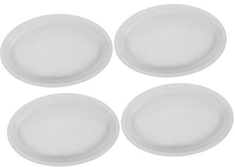BESPORTBLE 4Pièces Lot de Soucoupes Plastique pour Pots de Fleurs Plateau de Récupération Eau pour Plantes Intérieures et Extérieures Décorer Vos Verts