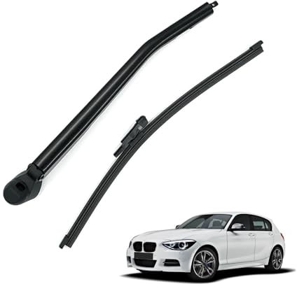bairuibin Essuie-Glace Arrière de Voiture pour BMW 1 Series E87,Balai et Bras Essuie-Glace Arrière,Kit de Remplacement Facile Pièces Auto