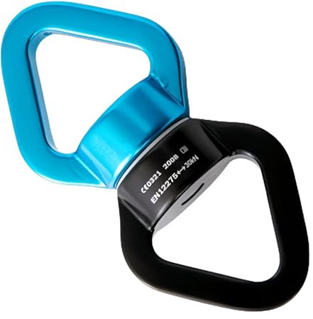 PEPWE Kletter-Drehgelenk, 30 kN, 360 Grad drehbar, Seil, Drehgelenk, versiegelte Lager, Wirbel für Klettern, Hängematte, Schaukel