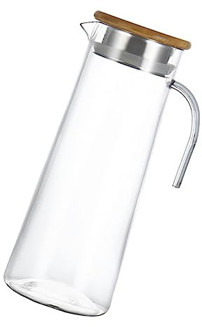 GALPADA Bouteille D'eau Froide Grands Pichets Cruche à L'eau Carafe Filtre à Eau Pour Pichet Glacé Lanceur Cruche à Froid Couvercle De Boisson En Buvant Frigo Glace Acrylique