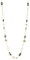 Lange Gold Perlenkette Damen Boho Halskette Gold mit Perlen Modeschmuck Kette Lang Geschenke für Mama(Green)