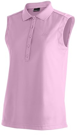 Maier Sports Damen Ulrike Sleeveless Poloshirt (1er Pack) | Atmungsaktiv, Für Wandern, Outdoor & Freizeit, Piqué-Stoff, Perfekt für den Sommer