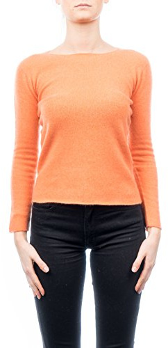 Dalle Piane Cashmere Damen Pullover Rundhals 100% Kaschmir | Feiner Strick aus 100% Kaschmir für Büro und Alltag, Herbst und Winter, Geschenk für Sie, Made in Italy