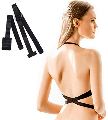 Bra Extender 2 Hook Low Back Bra Strap Converter for Women Lady Backless Dress