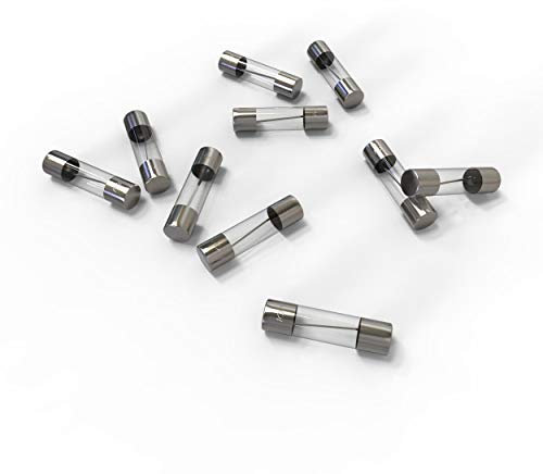 AUPROTEC Glassicherung 5x20mm Feinsicherung 1A - 20A Schmelzsicherung Auswahl: 10A Ampere, 10 Stück