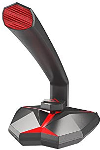 Genesis Radium 200 Gaming Mikrofon USB mit Nierencharakteristik Schwarz Rot