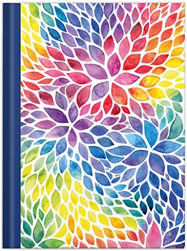 RNKVERLAG 46771 - Notizbuch „Aquarell“ in DIN A4 blanko, mit 96 Blatt 70 g/m², 1 Stück