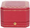 YUYTE Ring Geschenketasche, Ehering Box Ringbox Schmuck Aufbewahrung Display Schmuck Ring Box Für Vorschlag Verlobung Hochzeit Ctagonal Ringträger Box Geschenketasche(rot)