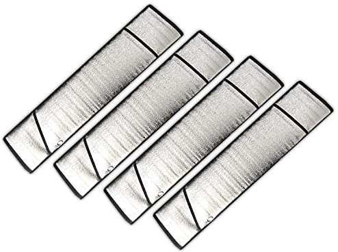 4er Set Sonnenschutz Winterschutz Windschutzscheibe 130 x 60 cm Sonnenblende Winter Scheiben Abdeckung Auto Scheibenabdeckung Frontscheibe