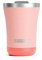 Zoku Pulverbeschichteter Trinkbecher, Premium-Edelstahl und vakuumisoliert, speziell drehbarer Deckel für Trinken und Strohhalm, 355 ml, Korallenrot
