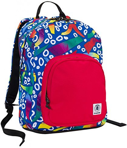 Zaino Scuola INVICTA OLLIE FANTASY Blu Bianco Rosso