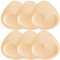 TopBine Inserti rimovibili per reggiseno da donna, comodi inserti sportivi per reggiseno per bikini top costume da bagno, 3 Cuore Beige L, C/D