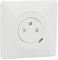 Schneider Electric - Ovalis - Combi 2P+T 16A affleurante + Prise chargeur USB-C 10,5W - connex. auto - Blanc - S320089