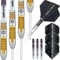 ‎Unicorn Protech Dartpfeile mit Stahlspitze, Silber/Gold, 24 g