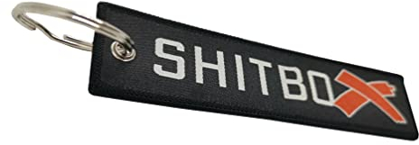 Shitbox Auto KFZ Fahrzeug Lanyard Schlüsselband Schlüsselanhänger für den Schlüsselbund oder Rucksack, Tasche, Kleidung, Tuning, Rostlaube, Schrottkarre, JDM - Sehr hochwertiges Jet Tag