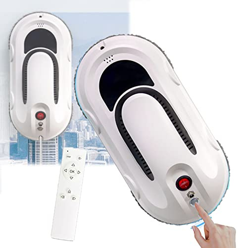 Oiyekntd Fensterreiniger -Roboter, Smart -Glasreinigung Roboter mit 5000pa starker Saug-, Fernbedienungs -Fenster -Reinigungsroboter für Fenster/Fliesen/Klassentür