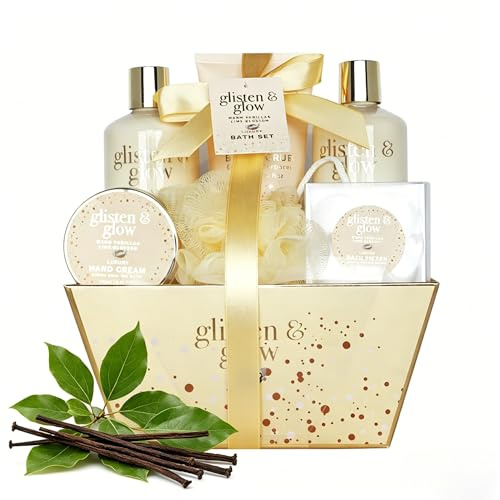 Coffret Cadeau Pour Femme | Produits de Bain | Idée de Cadeau Original Pour Femmes | Idéal Anniversaire Maman | Panier de Beauté, Soin et Bien-être | Belle Luxury by Gloss! (CORBEILLE)