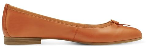 Tamaris Damen Klassische Ballerinas, Frauen Flats,Slip-ons,klassisch elegant,Ballerinen,Pumps,Halbschuhe,Sommerschuhe,Slipper,ORANGE,38 EU