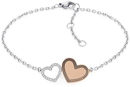 Tommy Hilfiger Jewelry Gliederarmband für Damen aus Edelstahl mit Kristallen - 2780741