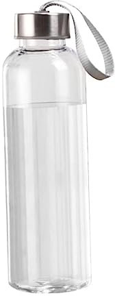 Valcla Bouteille Bouteille d'eau en Plastique vélo randonnée Portable Bouteille d'eau Sport Fitness Bouteille d'eau extérieur Bureau Espace Tasse Bouteilles Eau (Color : Clear, Size : 500ml)