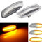 Für P – eugeot 207 308 3008 5008 rcz für Citroen C3 C4 C5 DS3 DS4 Auto LED Blinker Seitenblinker Schutzblech (transparent)