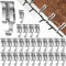 Zonon - 100 pieces Christmas light clips for metal lights, gutter hooks for outdoor lights, Christmas light hooks for shingles, seasonal lighting, gutter clips,