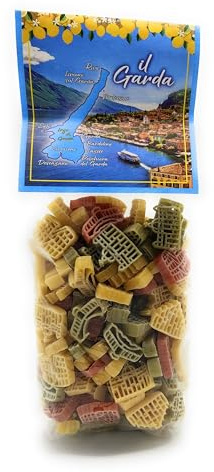 LA TRAFILATA Pasta Italy tricolore 'Il Garda' - Nudeln in Hausform 500g x1