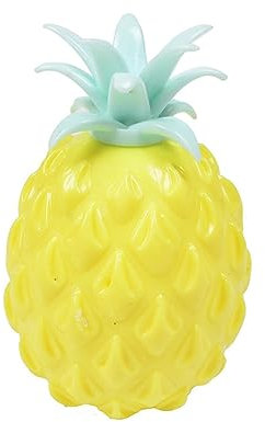 CUCUFA Dekompression Fruchtspielzeug Squeeze Vent Ball Ananas-Form Handgelenks-Squeez Spielzeug für Kinder Erwachsene Stressabbau Dekompression Fruchtspielzeug