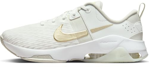 Nike Damen W Zoom Bella 6 PRM Training Schuhe, Summit White/MTLC Gold Star-Sea Glass, 38 EU