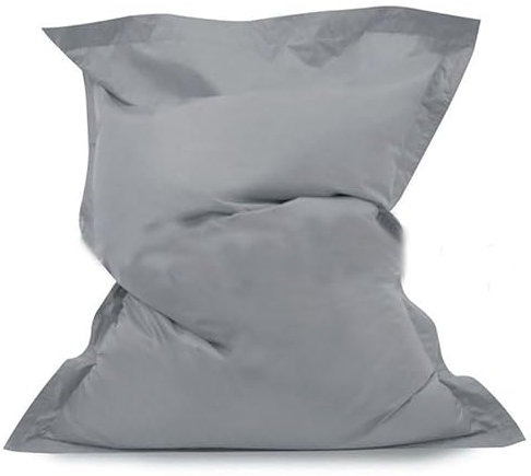 UGEFKMQ Pouf Poire Adulte De Piscine Canapé Flottant Fauteuil De Haricots Salon Géant (Pas De Remplissage) 140Cm X180Cm, Gris
