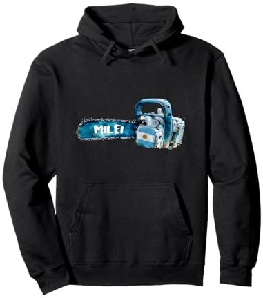 Peluca Milei - Javier Milei Kettensäge Pullover Hoodie
