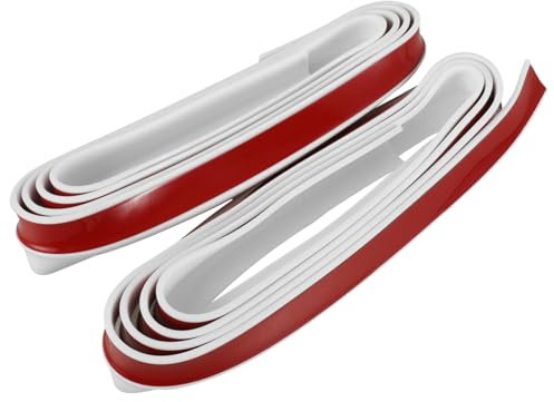 DRESSOOS Selbstklebender Regenrinne Wasserabweisender Streifen 2m Silikon FüR Anpassbare LäNge Uv-BestäNdig Effektive Regenwasserableitung